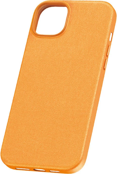 Mbështjellës Baseus Fauxther për iPhone 15 Pro Max, portokalli