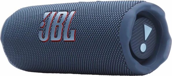 Altoparlant portativ Bluetooth JBL Flip 7, 16 orë, IP68, Blu, me rrip dore + karabiner