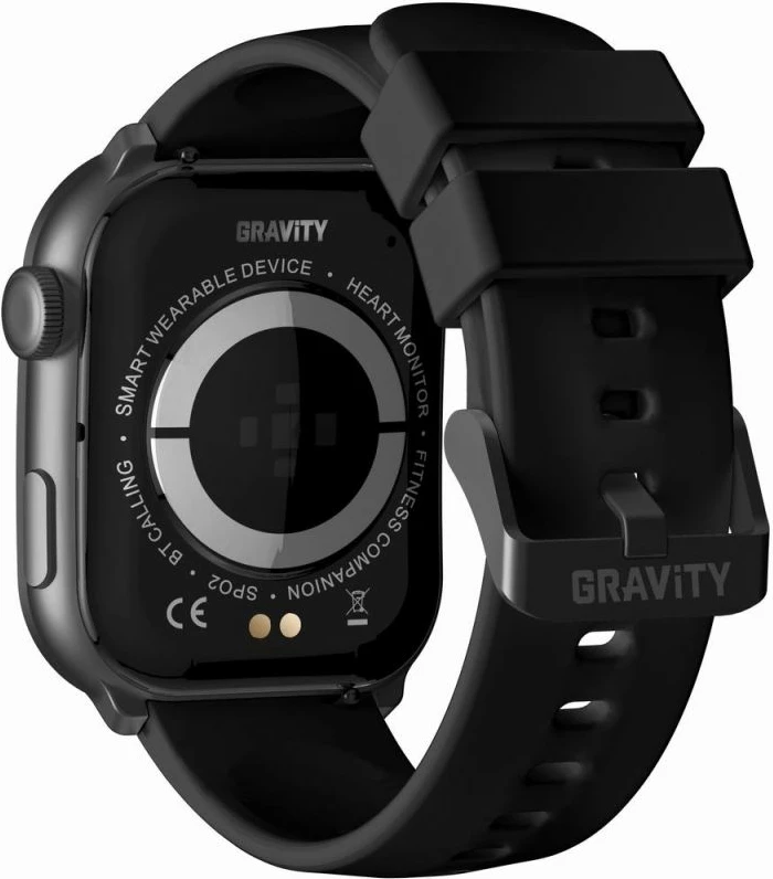 Smartwatch për meshkuj Gravity, i zi