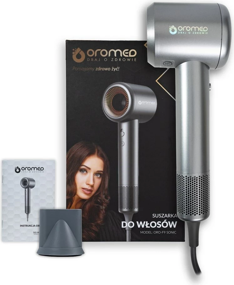 Tharëse flokësh Oromed ORO-F9 SONIC, 1600 W, Gri