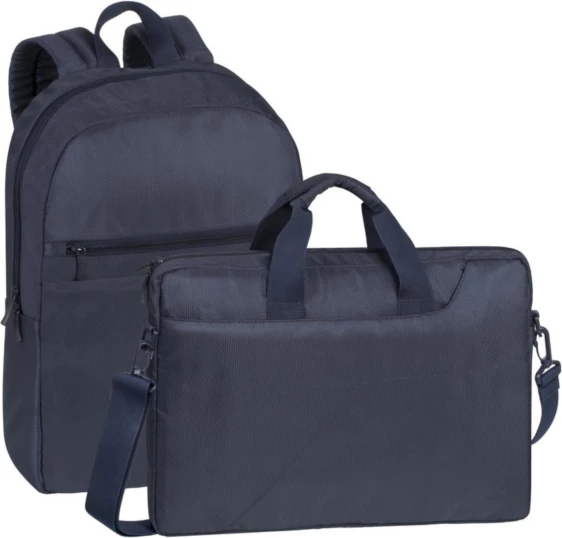 Çantë shpine për laptop RIVACASE 8065 15.6" me ndarje tablet 10.1", blu e errët