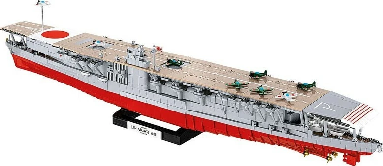 Set blloqesh Cobi Klocki IJN Akagi Aircraft Carrier, 3573 pjesë, Historical Collection