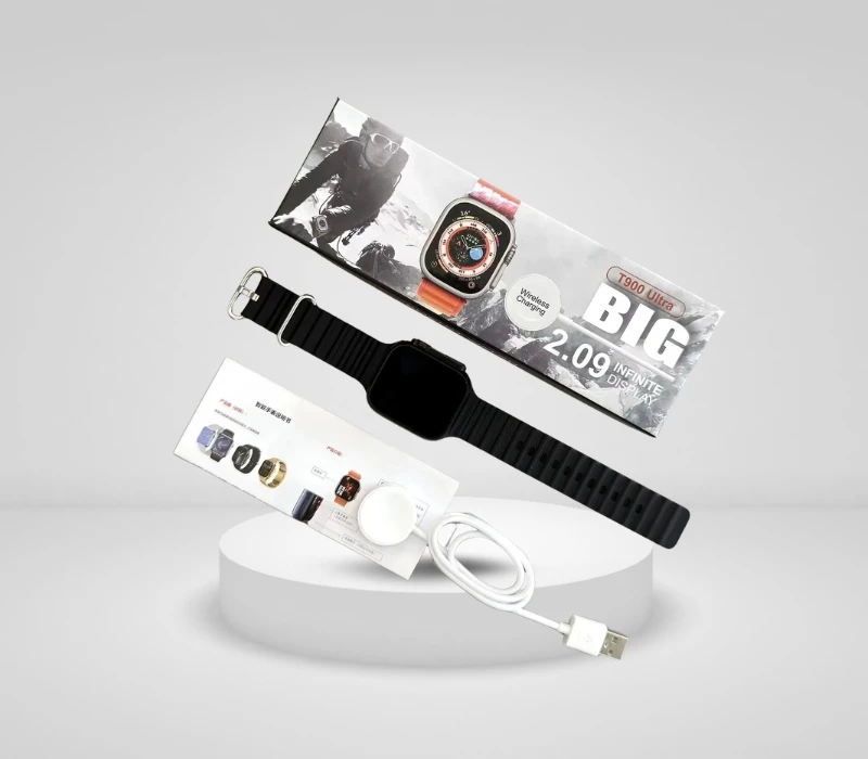 Orë Inteligjente me Ekran 2.09” dhe Funksione Fitness – T900 Ultra BIG