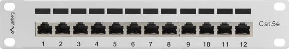 Paneli i Patchit Lanberg PPF5-9012-S, kategoria 5e, i mbrojtur