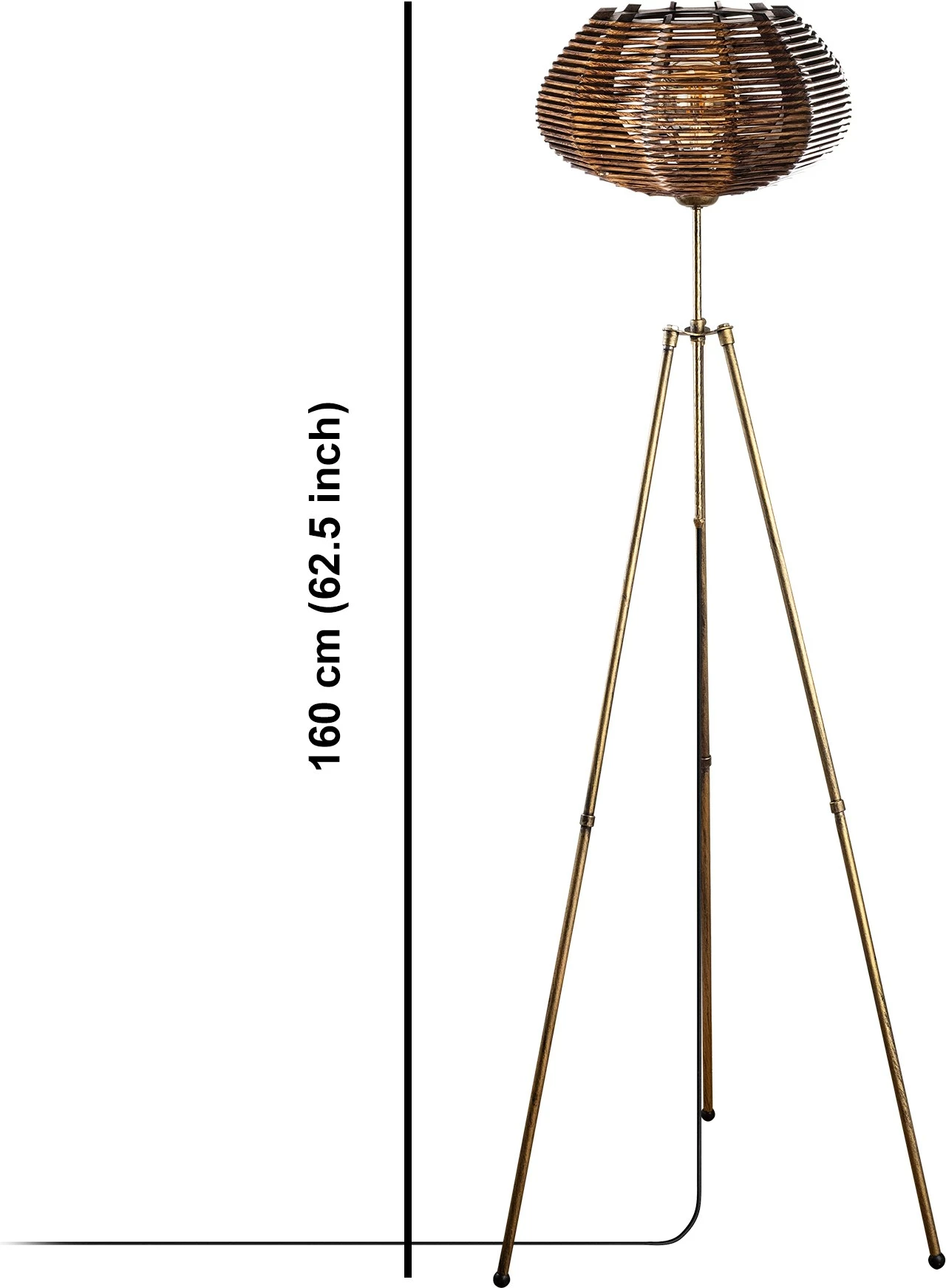 Llambë dyshemeje Opviq, Ellipse Floor, ngjyrë antike