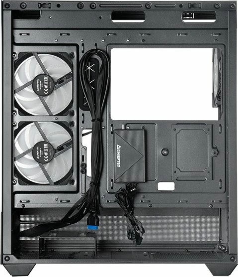 Kasë Chieftec Vista GT-01B-OP Midi Tower ATX RGB pa PSU e zezë