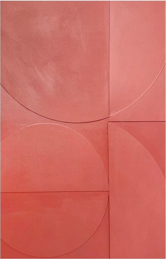 Pikturë dekorative HARMONY me kornizë, kanavacë portokalli, 82.6x4.3x122.6cm