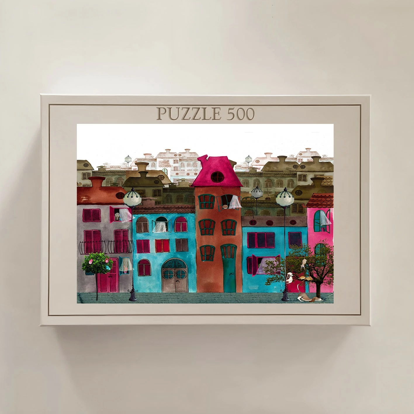 Puzzle 500 copa, Evila Originals, shumëngjyrësh, PZL_0177_500