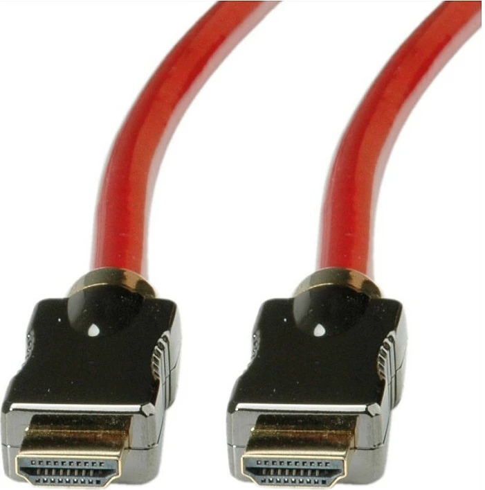 Kabllo HDMI ROLINE 8K 1m, HDMI Type A–Type A, Ethernet Channel, e kuqe