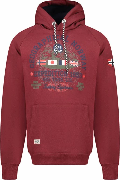 Duks për meshkuj Geographical Norway, i kuq burgundy