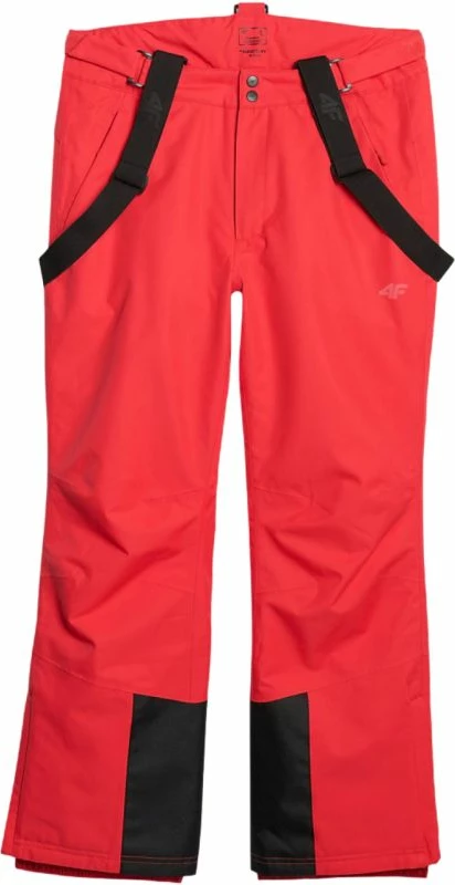 Pantallona skijimi për meshkuj 4F, të kuqe