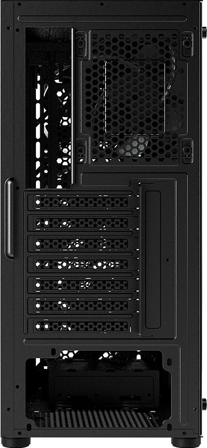 Kasë FSP CMT192, Midi Tower, PC, ATX, micro ATX, Mini-ITX, SPCC, Tempered glass, Multi, Black