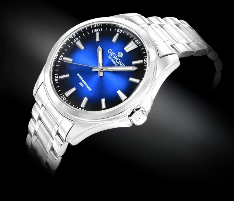 Orë dore për meshkuj Giewont, silver blue