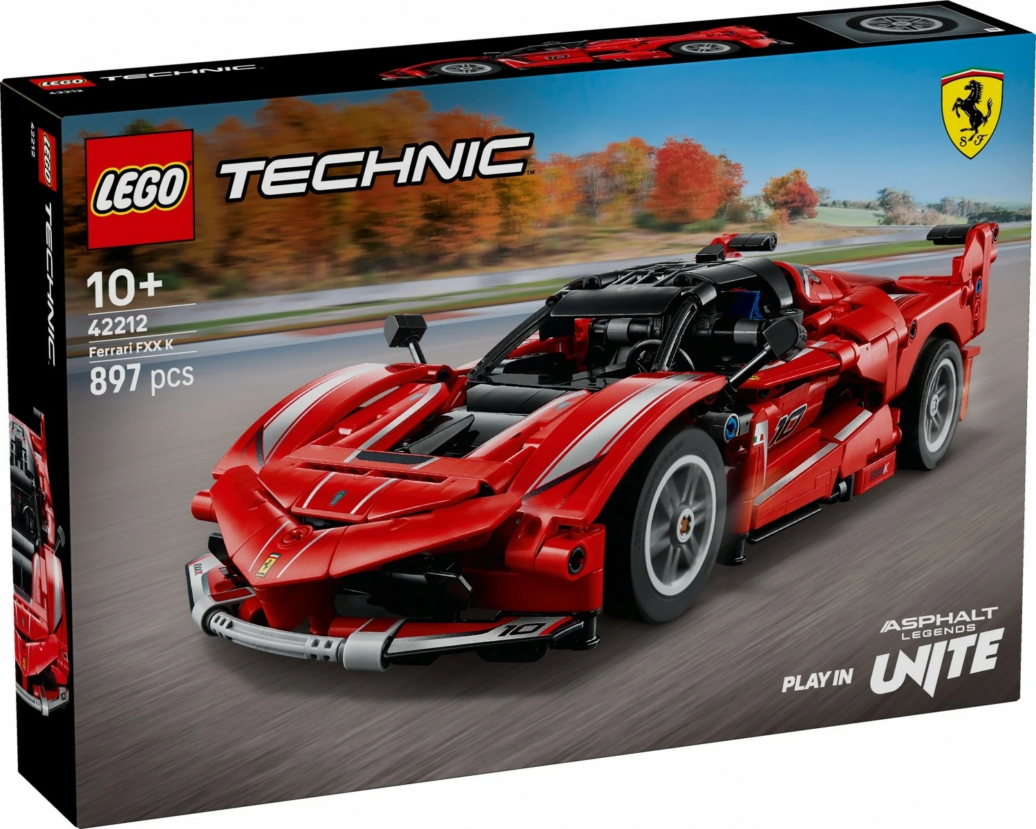 Set ndërtimi LEGO Technic Ferrari FXX K 42212, 897 pjesë, e kuqe