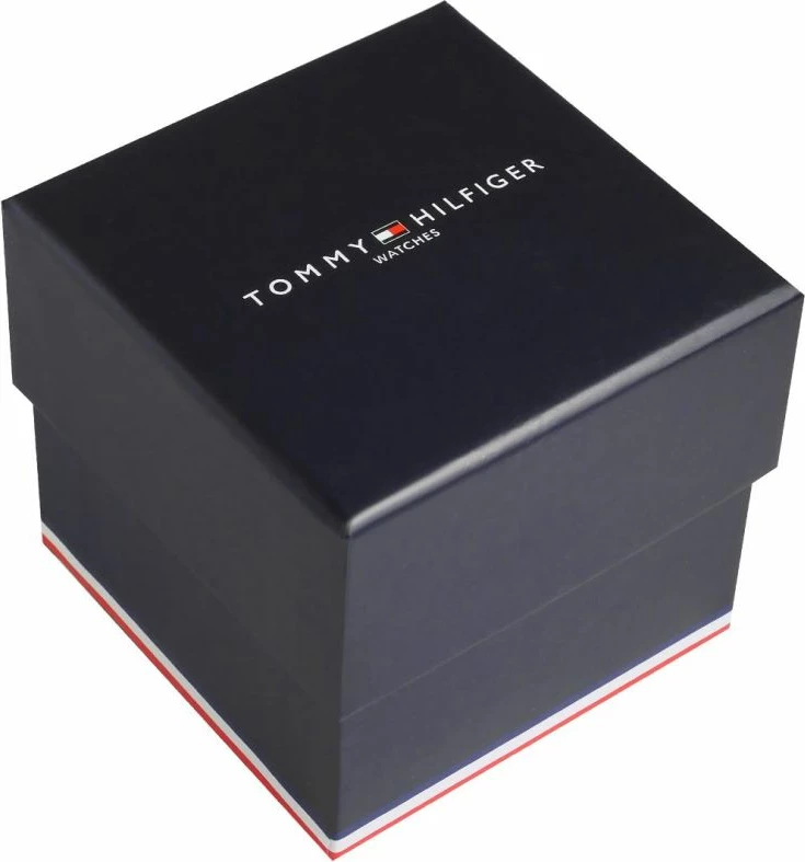 Orë dore për meshkuj Tommy Hilfiger, e zezë