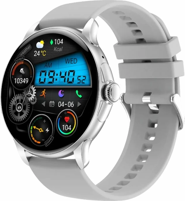 Smartwatch për femra Rubicon, argjendi