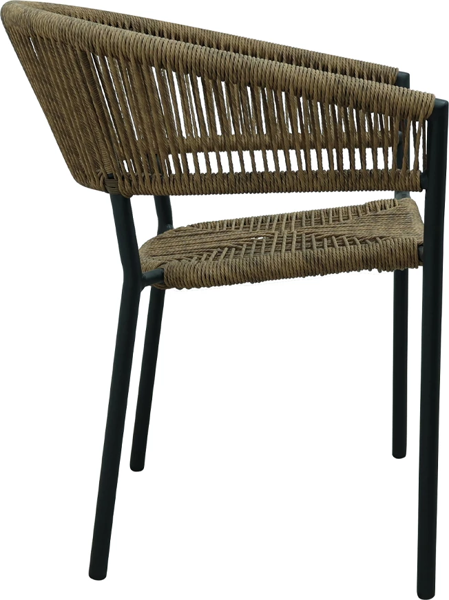 Karrige Breeze, ngjyrë e zezë dhe arre, 56x60x78 cm