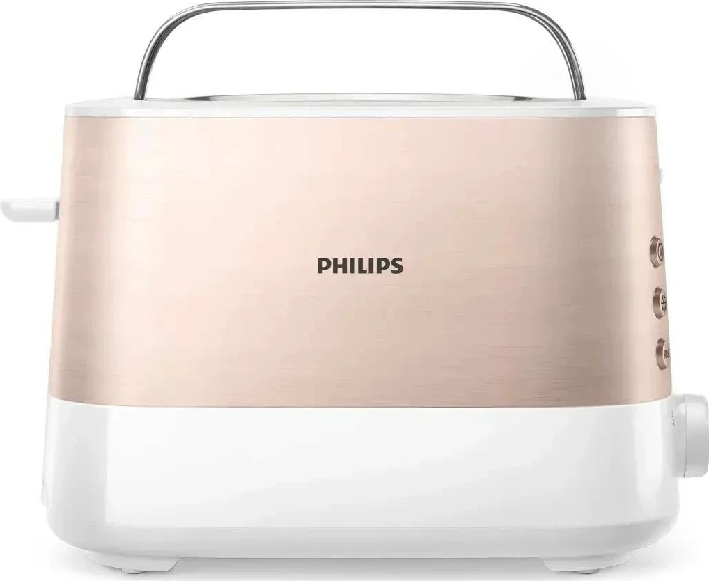 Toster Philips Viva Collection HD2638/11, 2 vende, 7 nivele pjekje, rozë