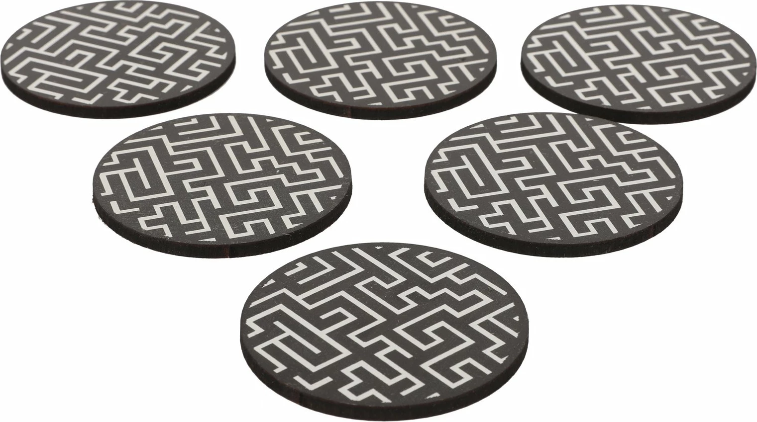 Nënkupa druri për gota, 6 copë, Hermia, PLT0232