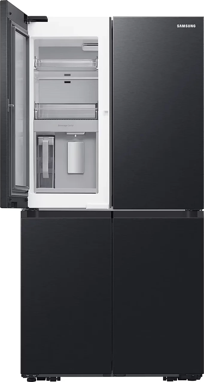 Frigorifer French Door Samsung RF65DG960EB1EO, triple cooling, AI Energy Mode, CoolSelect+, 4 dyerë, e zezë