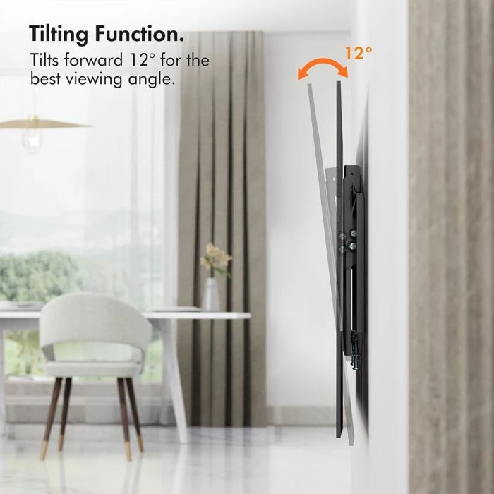 Mbajtëse muri për TV VONHAUS 3005006 23-43\" tilt deri 35kg, e zezë