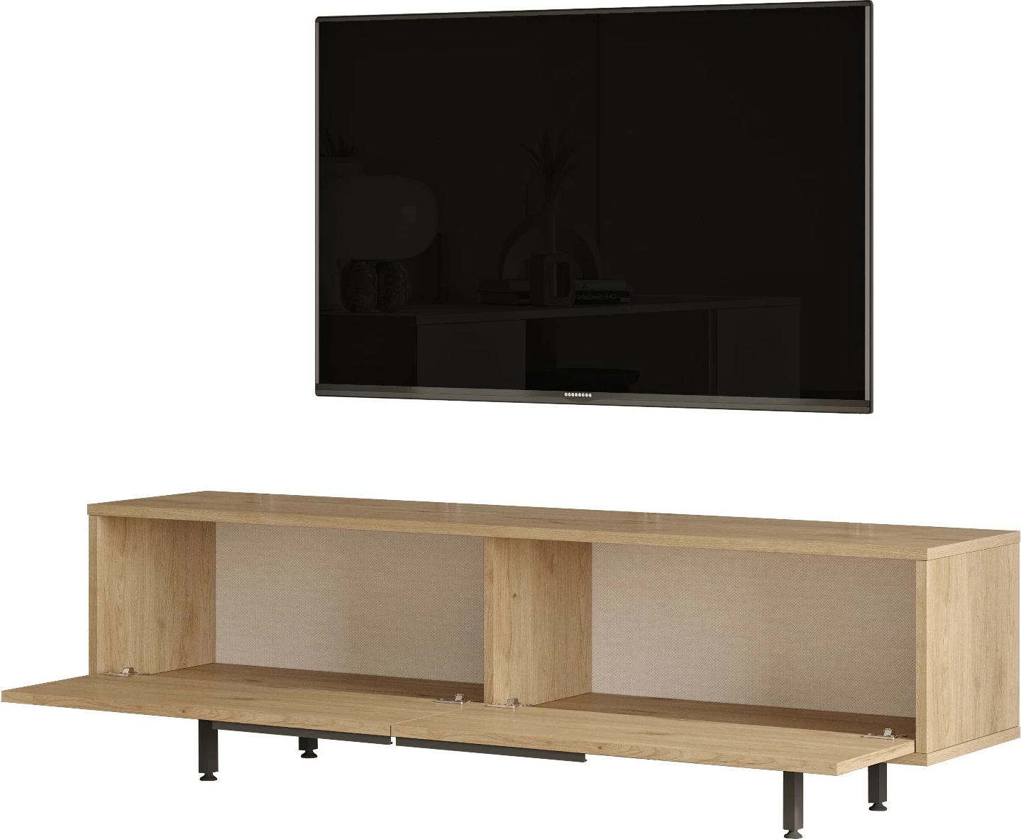 Set mobiljesh për dhomë dite Hanah Home, ON20-SU, ngjyrë lisi
