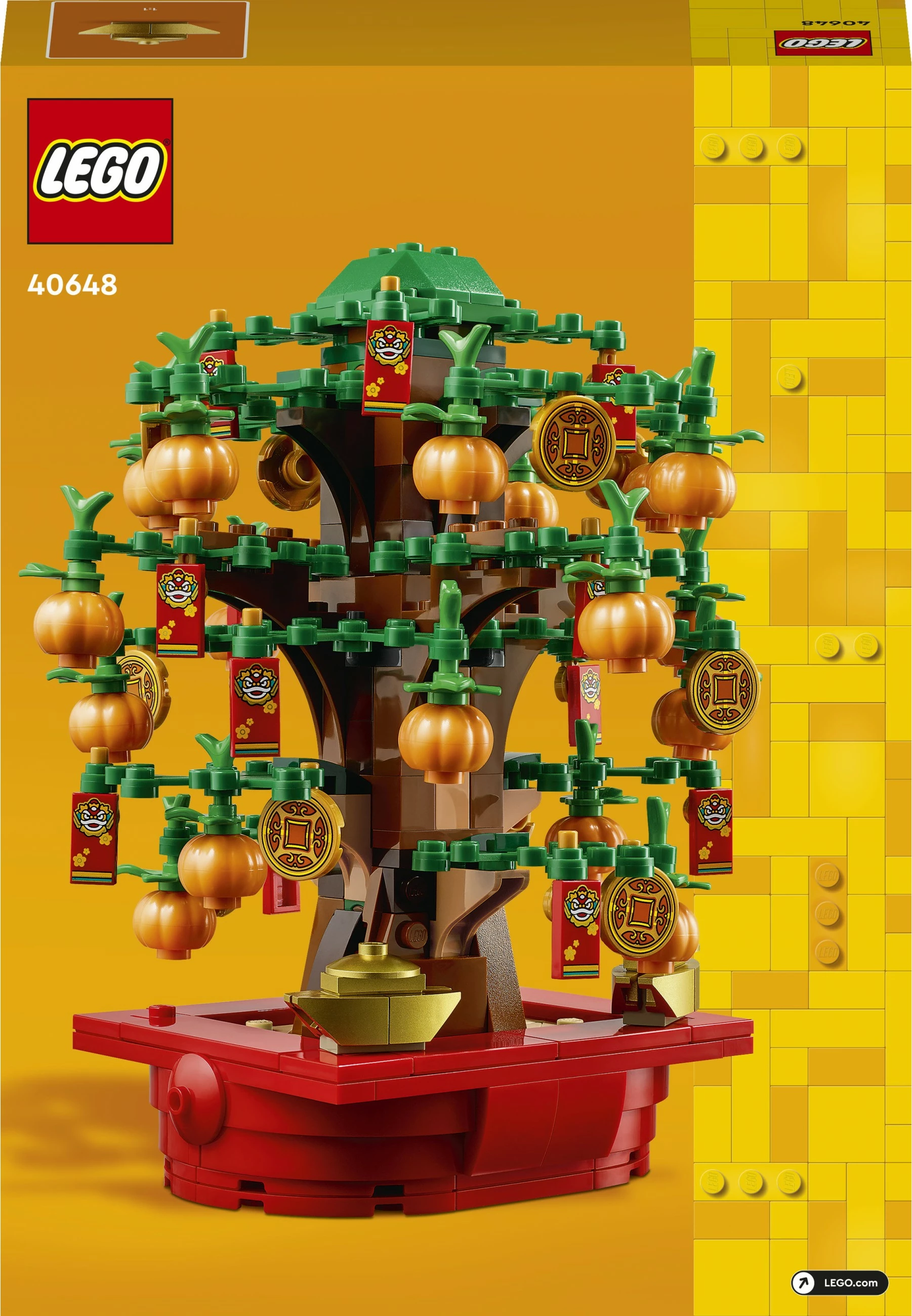 Set LEGO Iconic 40648, pemë dekorative Glückskastanie, për ndërtim, shumëngjyrëshe