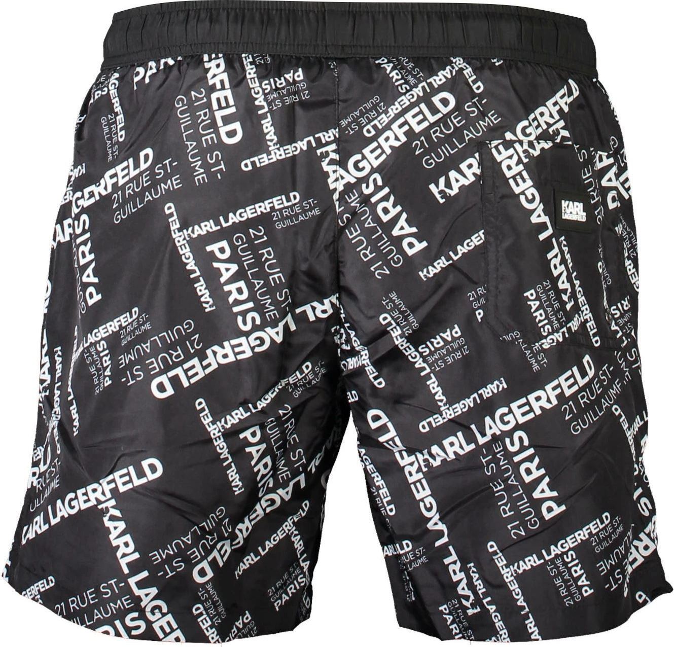 Shorce noti për meshkuj KARL LAGERFELD BEACHWEAR, të zeza [Madhësia: S]