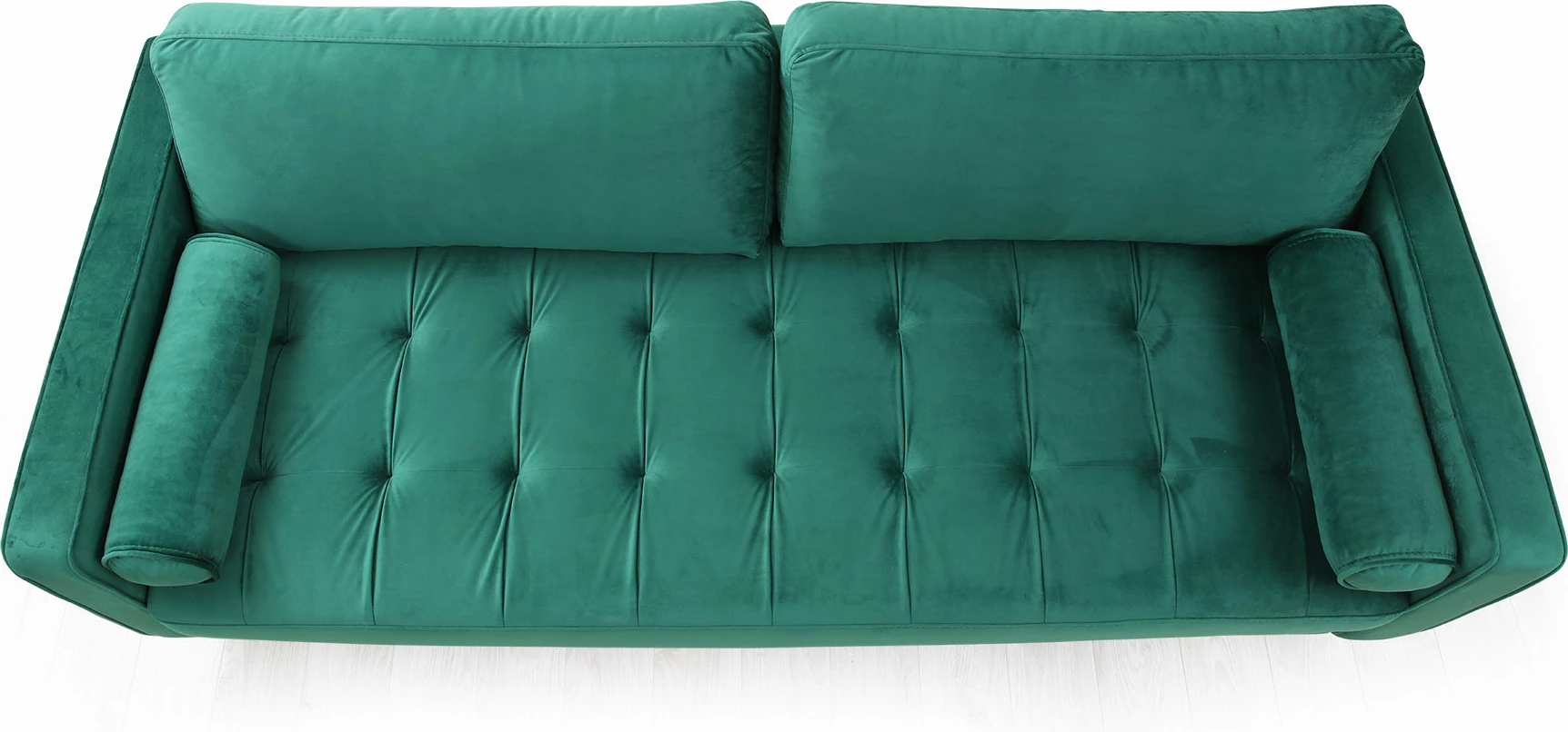 Divan treshe Atelier del Sofa, ngjyrë e gjelbër, Rome