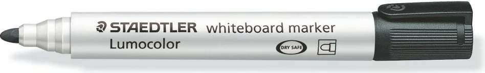 Set markerash whiteboard STAEDTLER Lumocolor 4 copë, majë e rrumbullakët 2mm, multingjyrësh