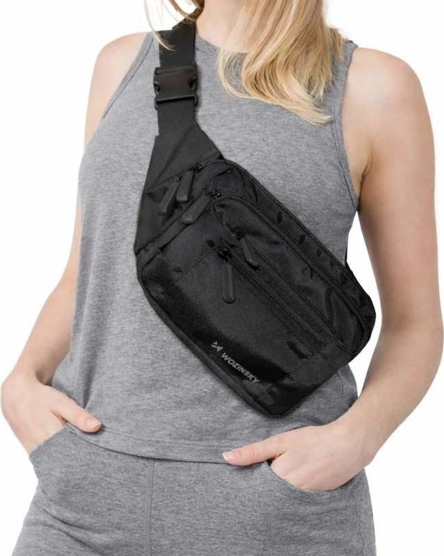 Çantë shpine unisex Wozinsky WSB-W1, e zezë