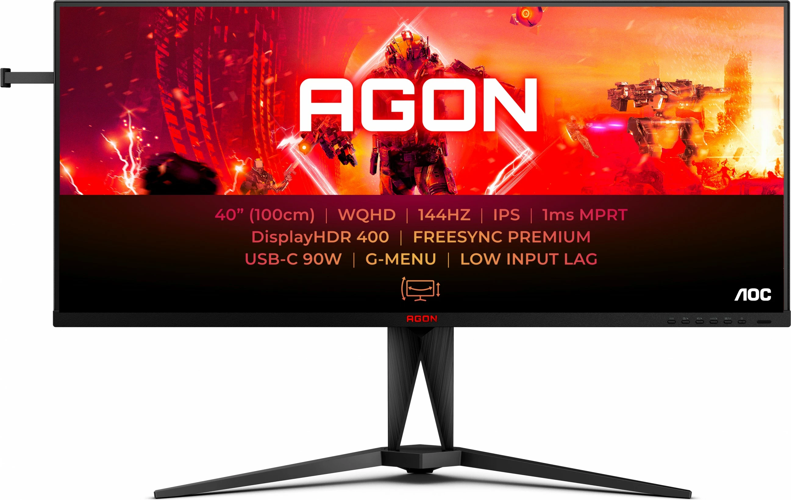 Monitor gaming AOC AGON 5 AG405UXC, 39.5", 3440 x 1440, i zi