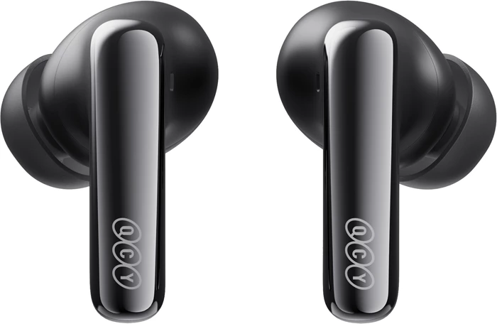 Kufje TWS QCY MeloBuds N70 HT18 ANC LDAC Bluetooth 6.0 deri 50h USB-C karikim pa tela IPX5 të zeza