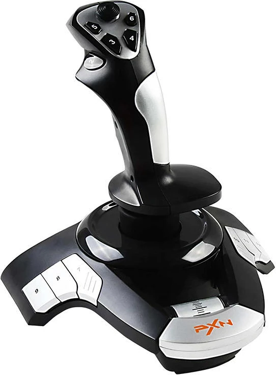 Joystick PXN PXN-F16 me kabllo, për PC, Nintendo Switch, PS3, Smartphone, i zi