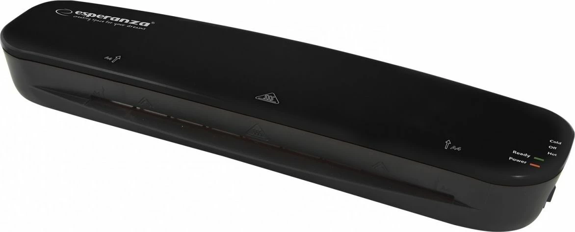 Laminator Esperanza Eternity EFL002 A4, laminim i nxehtë/ftohtë, 125µm, i zi