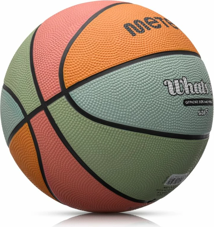 Top për basketboll për fëmijë Meteor, me ngjyra [Madhësia: Standarde]