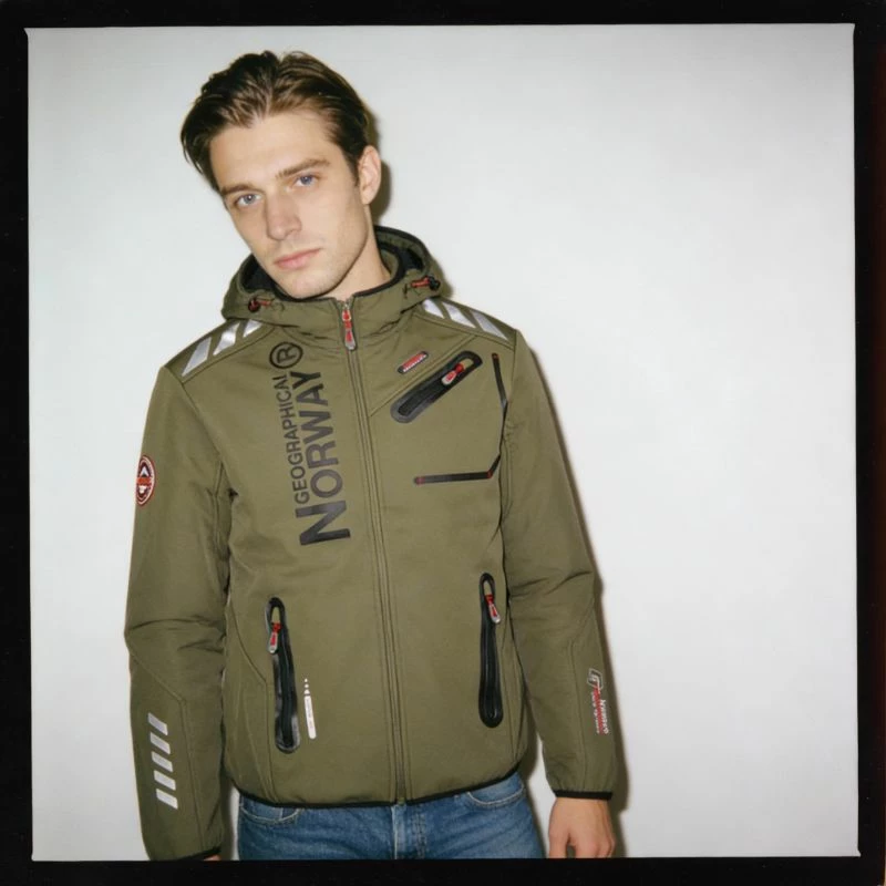 Jakne softshell për meshkuj Geographical Norway, kaki