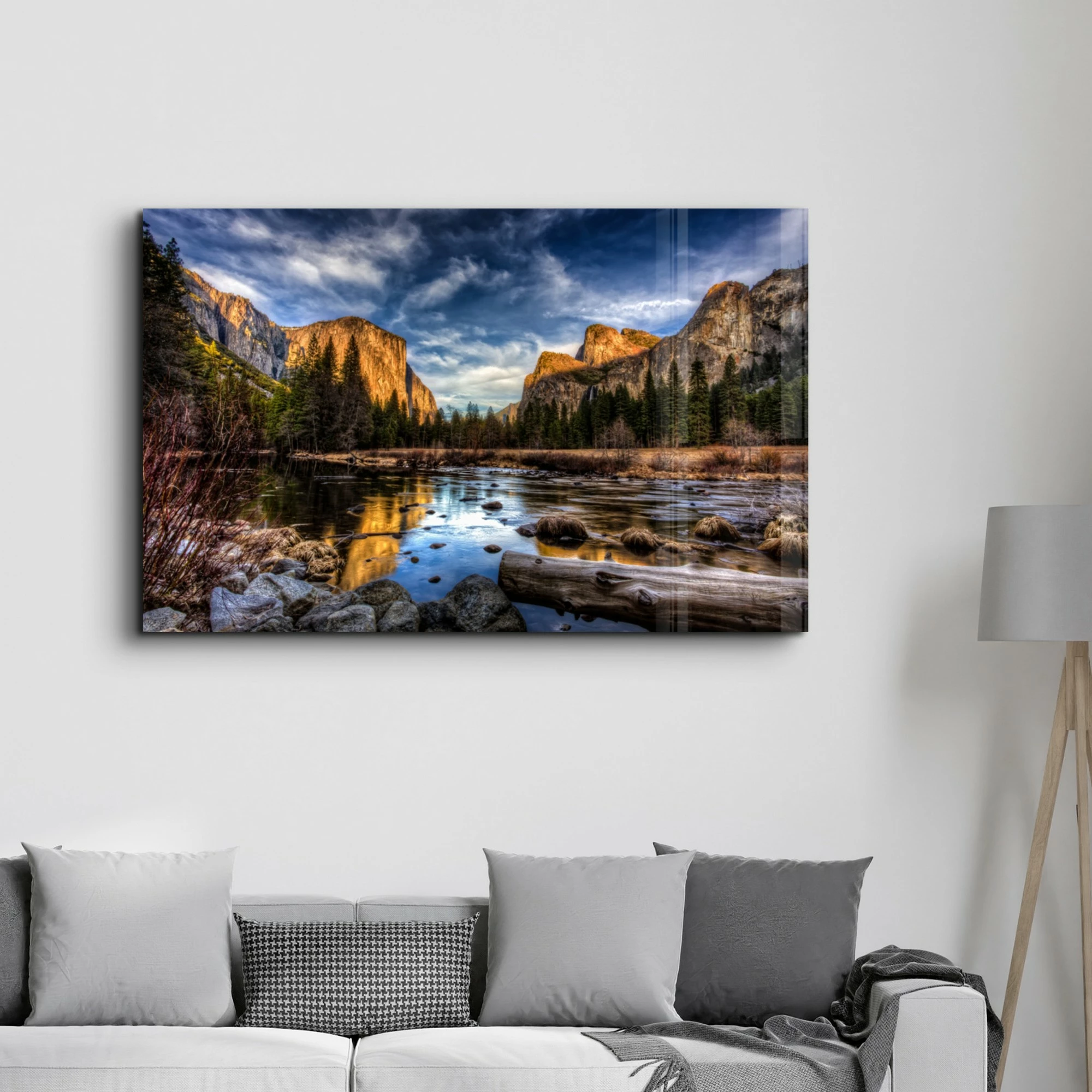 Pikturë dekorative prej xhami të temperuar, Wallity OGLS-1005, 70x110cm