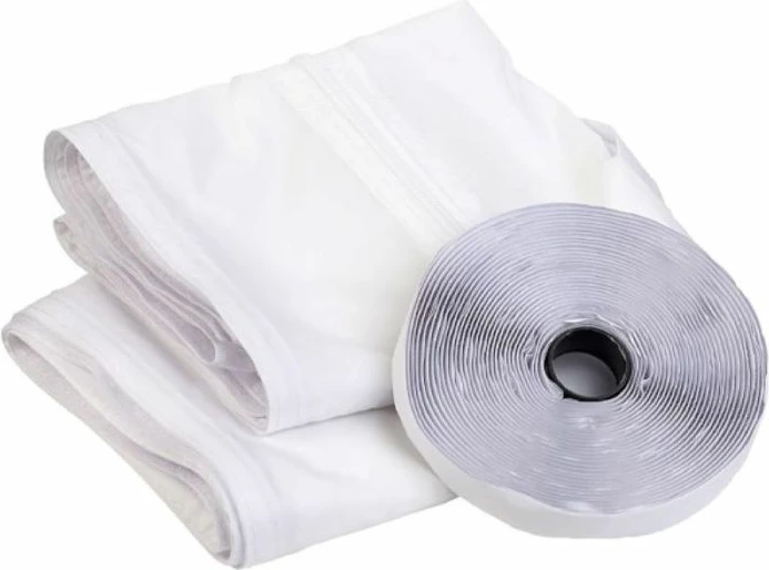 Vulë dritare kulmi BECOOL BC04AIRSTPDF, 2x200 cm, me Velcro, e bardhë, set 2 copë