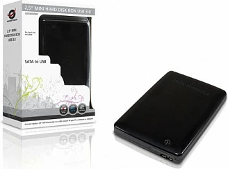 Kasë e jashtme për HDD/SSD Conceptronic CHD2MUSB3B, 2.5", USB 3.0, SATA, e zezë