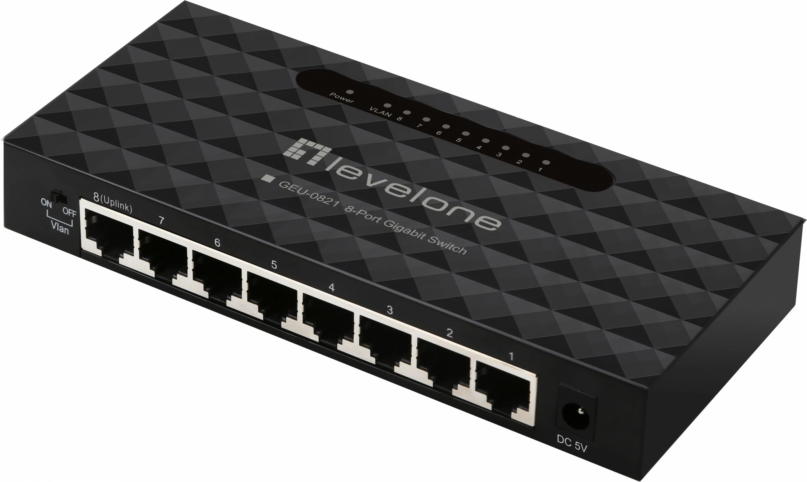 Switch LevelOne GEU-0821, 8 porta, Gigabit Ethernet, Managed, i zi
