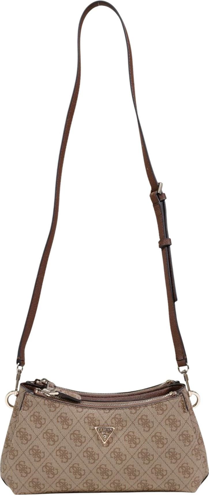 Çantë crossbody për femra Guess Noelle II 3 Comp Shldr Xbody HWBG96 72730, bezhë e errët