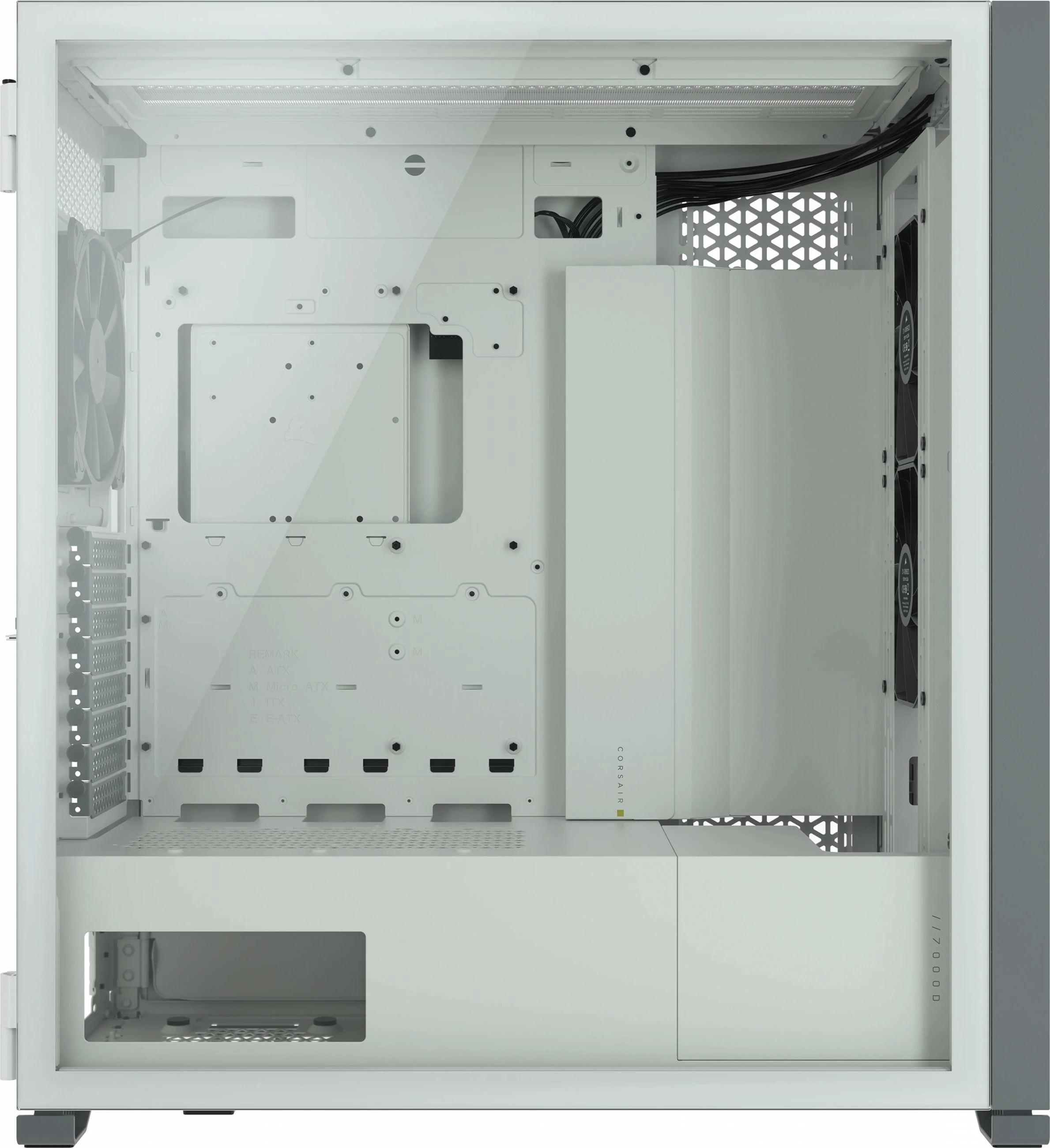 Kasë Corsair 7000D Airflow Full Tower, xham anësor, e bardhë
