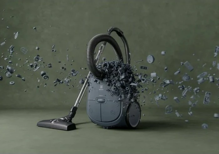 Fshesë me korrent Electrolux EB61C2DBP, me qese 3.5 L, 750 W, kabllo 9 m, gri