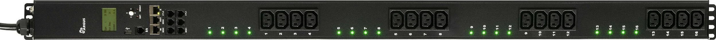 PDU Inter-Tech IPC SA-1632EU WN, 32A, montim vertikal