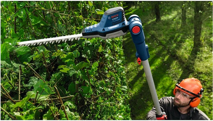 Gërshërë akumulator teleskopike për gardh Bosch Professional GHE 18V-50 TP, 18V, solo, blu/zezë