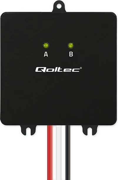 Balancues tensioni Qoltec 51097 për 2x12V bateri, 24V, 5A, i zi