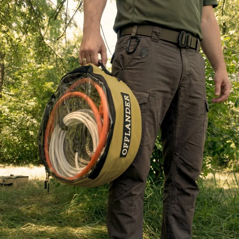 Çantë Offlander Round Closed Bag PVC 24 L, transparente