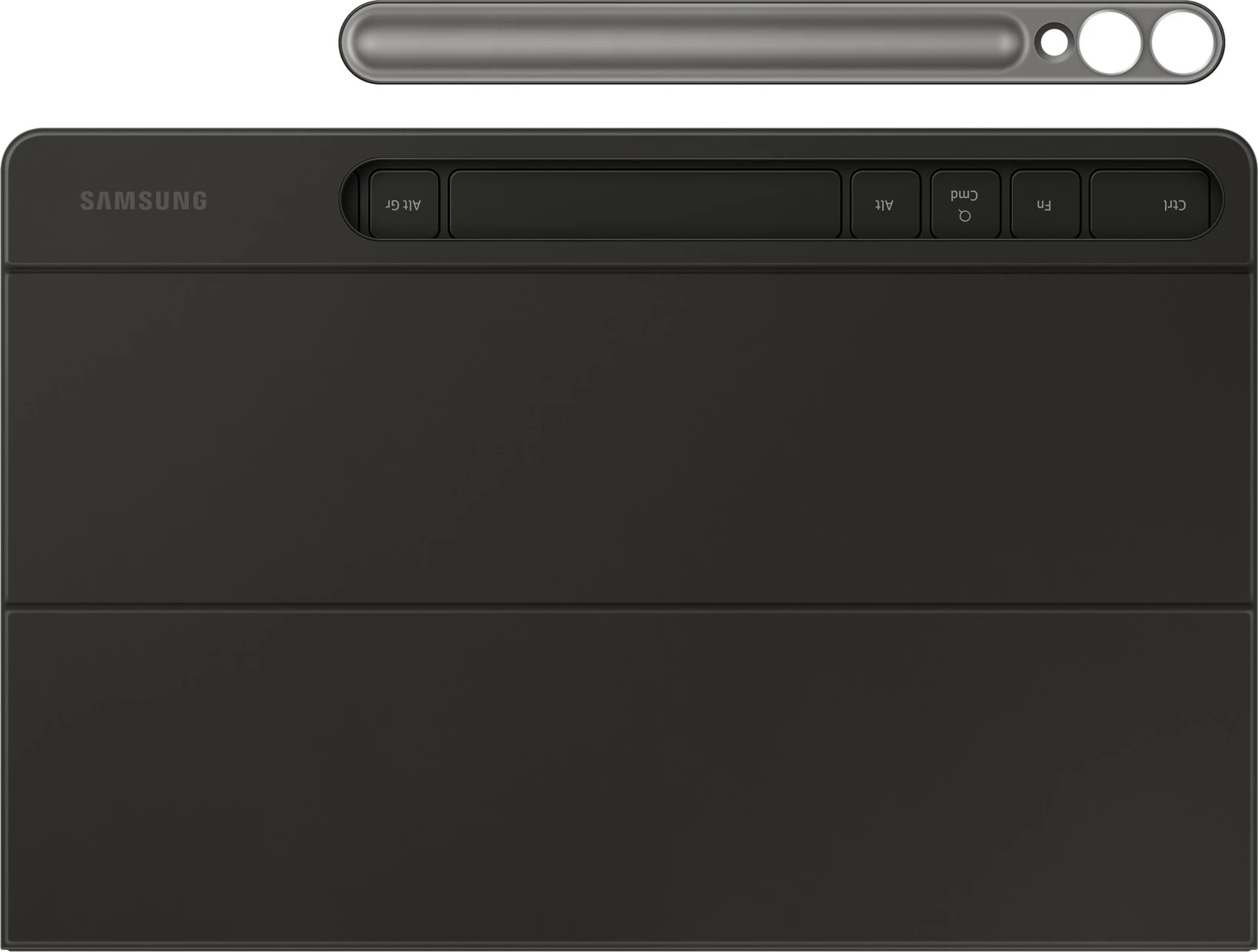 Mbështjellës tastierë Samsung EF-DX820, QWERTZ, Gjermanisht, Touchpad, Galaxy Tab S10+, Galaxy Tab S9+, Galaxy Tab S9 FE+, E zezë