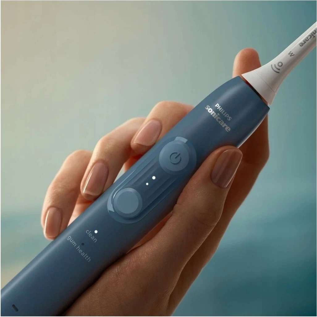 Furçë dhëmbësh elektrike Philips Sonicare 4100 HX4041/48, sonike 31000 lëvizje, 2 moda, blu
